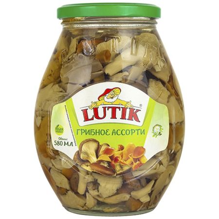 Ассорти грибное Lutik маринованное 580 г