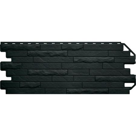 Панель фасадная Альта-Профиль Антик Эко 1160х420 мм графит