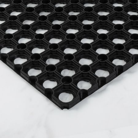 Коврик придверный резиновый Руберг 50х80 см черный