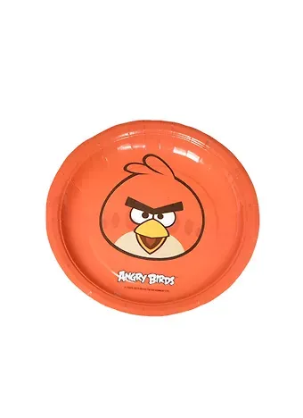 Angry Birds одноразовая картонная тарелка Красная птица (6шт)