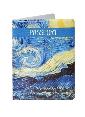 Обложка для паспорта Винсент Ван Гог Звездная ночь