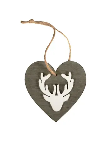 Деревянная заготовка на бечевке Олень 2 (пакет) (11-00500-LYC 752019)