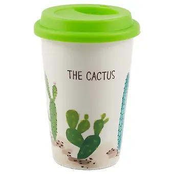 Стакан керамический The Cactus (ПВХ бокс) (ТС2017-18)