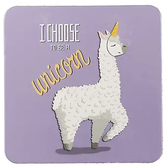 Подставка под чашку Лама-единорог (ПЧ2018-09)