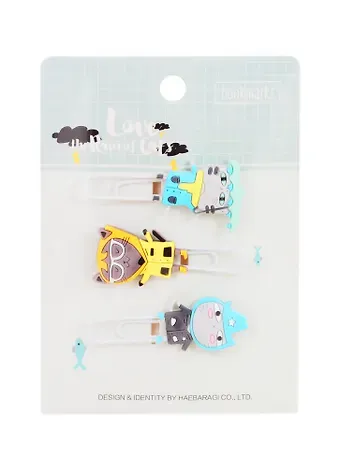 Набор Скрепки-закладки Коты The rain of cats (3 шт)