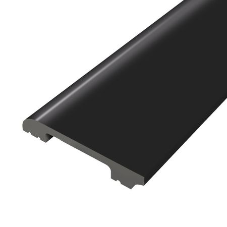 Плинтус экополимер Солид 80х13х2000 мм черный (8UHD 05/80)