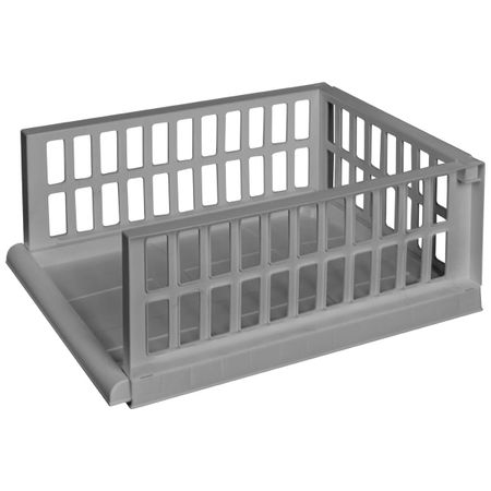 Органайзер Econova Smart L с выдвижной полкой на роликах 45х34,5х18 см серый (435264511)