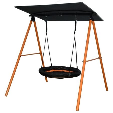 Качели с крышей Triumph nord 190х176х187 см на земле воде и в небе