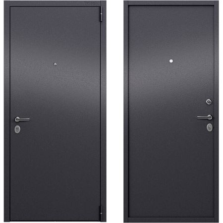 Дверь входная Torex Элегант Стил правая букле графит - букле графит 950х2050 мм