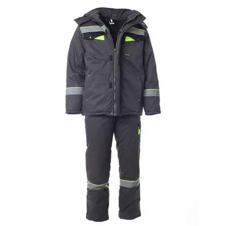 Костюм рабочий мужской утепленный Спрут Корвет 48-50 рост 170-176 см темно-серый