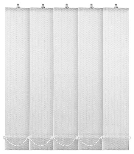 Ламели для вертикальных жалюзи 280 см  Магнолия белые (5 шт.) шестигранные стопорные гайки cloxy kk1885 m8 m40