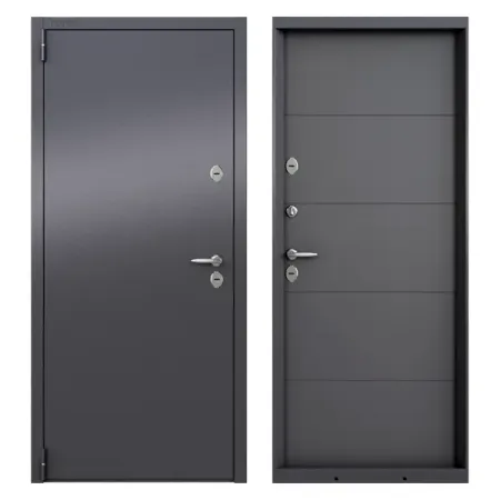 Дверь входная металлическая Стартер 88x205 см левая оскуро