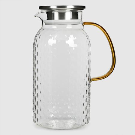 Кувшин с металлической крышкой Everblooming и цветной ручкой 1700 мл