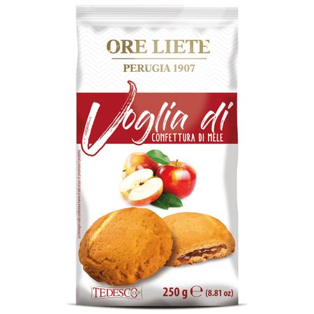 Печенье Tedesco с яблочным джемом 250 г