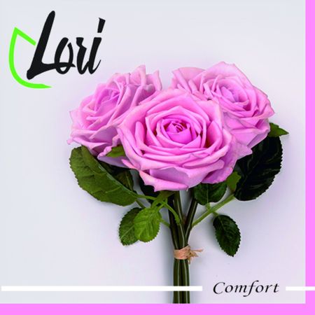 Салфетки Lori Comfort бумажные Букет 2х-слойные 33х33 см, 16 шт