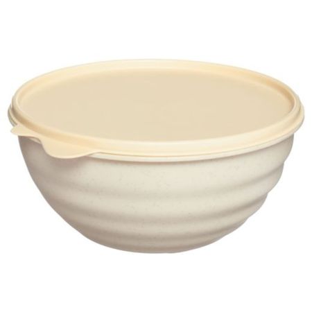 Миска Phibo Wave с крышкой светло-серая 0,85 л