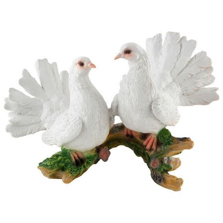 Фигура садовая Полиформ голуби 38х38х19 см