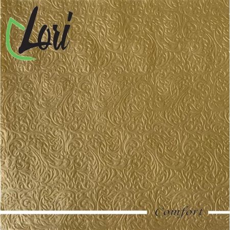 Салфетки Lori Comfort бумажные золото 2х-слойные 33х33 см, 16 шт