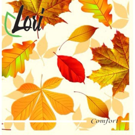 Салфетки Lori Comfort бумажные осень 2х-слойные 33х33 см, 16 шт салфетки бумажные кролики 3 х слойные ные 210х210 8шт 12 senwen pp8008