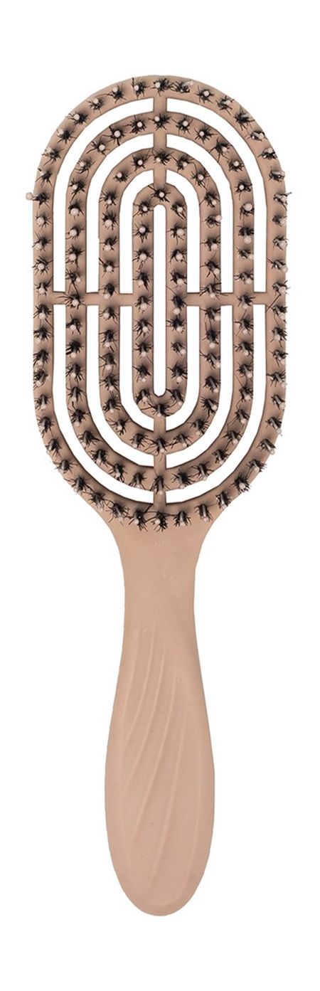 Solomeya Natural Boar Bristle Hair Brush Beige миниатюрные кролики из полимерной смолы