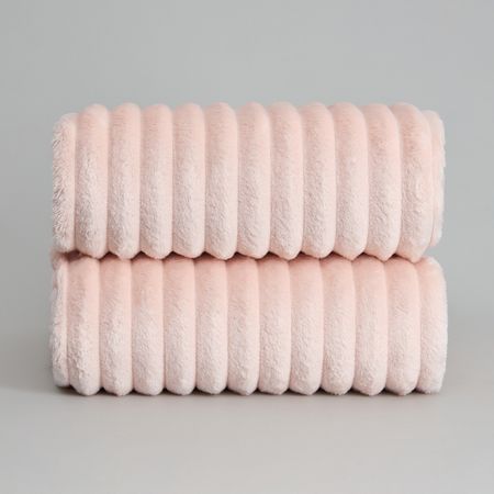 Плед Soft strip, сакура