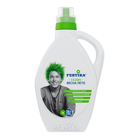 Удобрение минеральное жидкое для газона Весна-лето Fertika 1000 мл