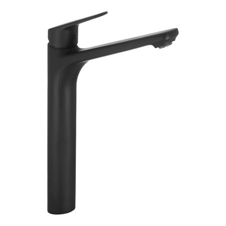 Смеситель для раковины высокий Corsa Deco KX черный однорычажный (FBKXLB)