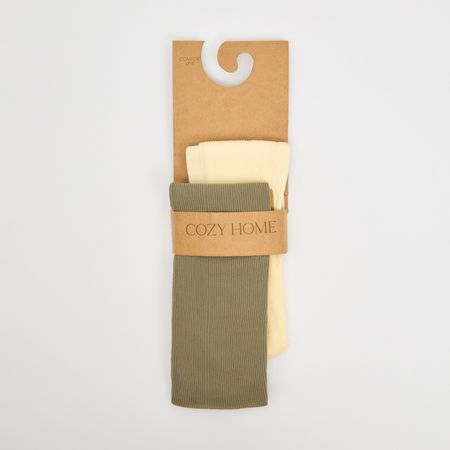 Носки Зелень, молочные/зеленые носки для девочки борисоглебский трикотаж укороченные р 20 22