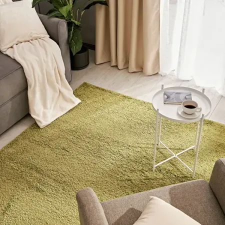Ковер KREAFORTA Shaggy Bosfor 60x110 см полипропилен цвет зеленый