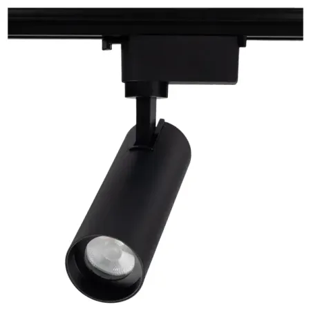 Трековый светильник спот светодиодный Jazzway 10 Вт однофазный 2 м² цвет черный линза для светодиода jllsmcmggx 20 мм 25 градусов