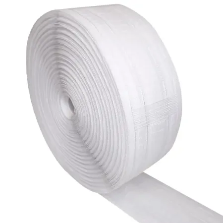 Собирающая тесьма для штор Р.9154Н цвет белый 50 м магнитные подхваты для штор с жемчужной пряжкой домашний декор зажимы для штор веревочные ремни держатель аксессуар для обработки окон