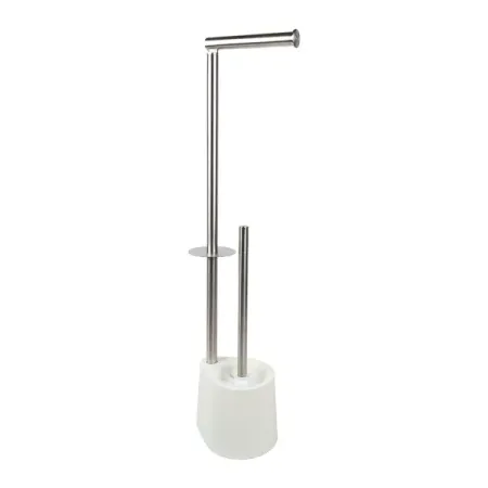 Стойка-ерш для унитаза айви пластик/металл белый двусторонняя пластиковая стойка для центробежных трубок 24 32 48 60 80 96 отверстий