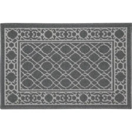 Коврик декоративный Casa Venezia 013-G 48x75 см цвет светло-серый