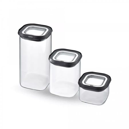 Набор емкостей Gefu pantry для сыпучих продуктов 3шт 400 мл, 900 мл, 1,4 л