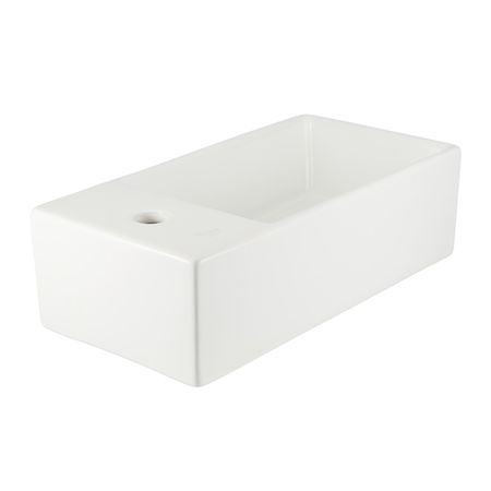 Раковина Corsa Deco WX200 47 см накладная с полочкой белая (ABWX3-47R)