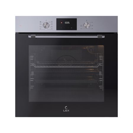 Духовой шкаф электрический встраиваемый Lex EDP 680 IX MAX 595 мм серый (TRFE100014) макс брод кондор антология поэзии раннего немецкого экспрессионизма