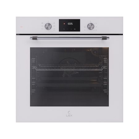 Духовой шкаф электрический встраиваемый Lex EDP 671 WH MAX 595 мм белый smd сенсорные микропереключатели 3 4 2 мм