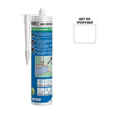 Герметик силиконовый санитарный Мапеи XS1 прозрачный 300 мл