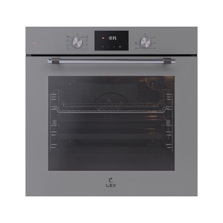 Духовой шкаф электрический встраиваемый Lex EDP 680 GR MAX 595 мм серый smd сенсорные микропереключатели 3 4 2 мм