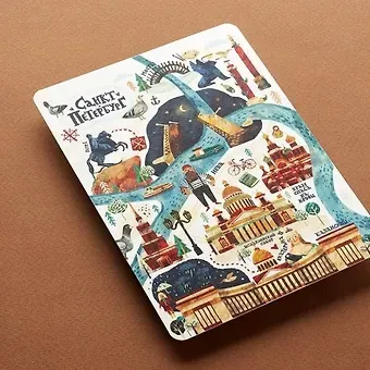 Открытка, одинарная, Петербург Ольги Скомороховой, 15*10,5см