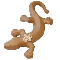 Ящерица/ папье-маше/31х16,5х4,5см