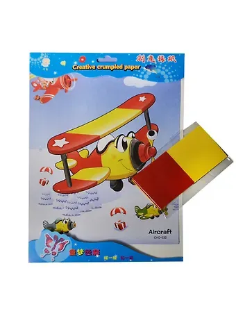 Аппликация бумагой Самолет (160936) (упаковка)