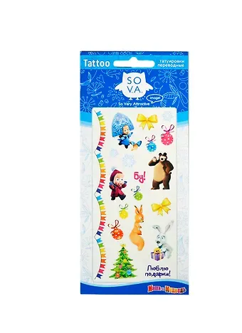 МиМ Татуировки переводные синяя (12819996(син)