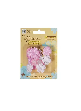 Набор бумажных цветов Моя малышка (FP01) (20мм) (24шт) (Craft Premier) (блистер)