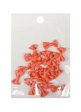 Бантики атласные красные (2 см)(20шт)(пакет) (11-01055-11-3)