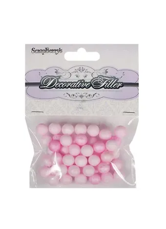 Декоративный наполнитель Розовый (SCB26001001) (d=1см) (упаковка)