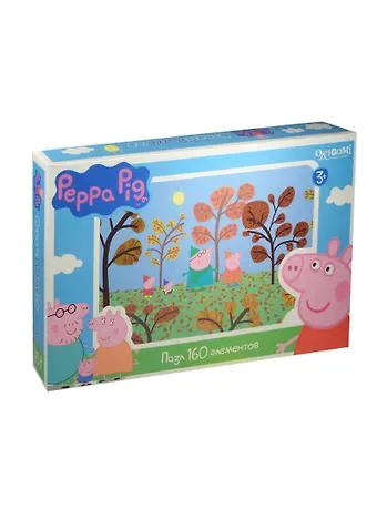 Пазл Оригами 160эл 220*330мм Peppa Pig 01541