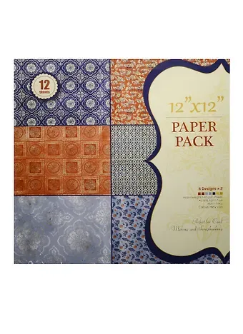 Набор бумаги для скрапбукинга 30*30см, 12 листов, Орнамент 3 (11-22345-7)