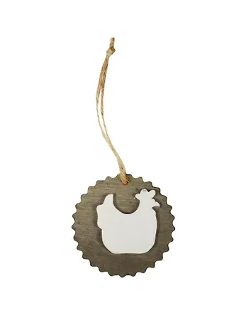 Деревянная заготовка на бечевке Петушок (пакет) (11-00500-LYC 752021)