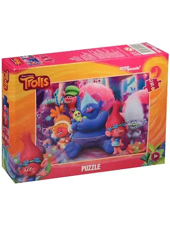 Пазл Trolls Step puzzle 35эл